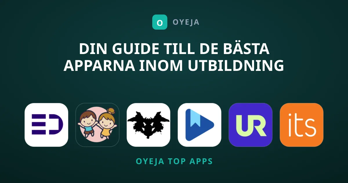 Din Guide till de Bästa Apparna inom Utbildning